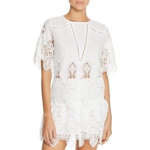 SUBOO Prairie Lace Crochet Top